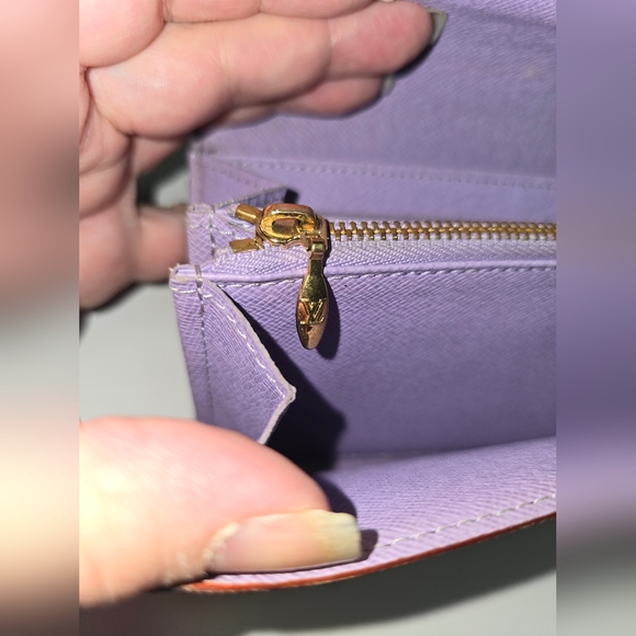 Authentic Louis Vuitton Murakami Black Multicolor Wallet RARE Lavender Interior - Picture 11 of 16